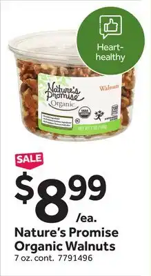 Stop&Shop Nature's Promise Organic Walnuts offer