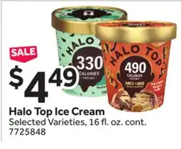 Stop&Shop Halo Top Ice Cream offer