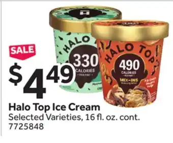 Stop&Shop Halo Top Ice Cream offer