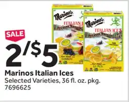 Stop&Shop Marinos Italian Ices offer