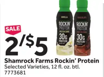 Stop&Shop Shamrock Farms Rockin' Protein offer