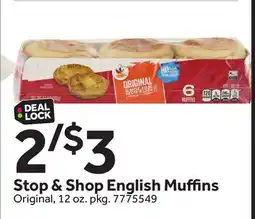 Stop&Shop Stop & Shop English Muffins offer