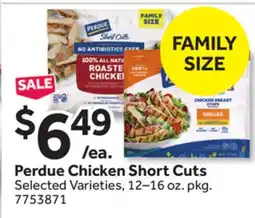 Stop&Shop Perdue Chicken Short Cuts offer