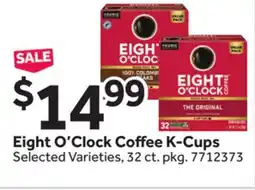 Stop&Shop Eight O'Clock Coffee K-Cups offer