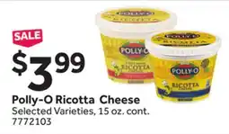Stop&Shop Polly-O Ricotta Cheese offer