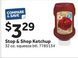 Stop&Shop Stop & Shop Ketchup offer