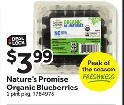 Stop&Shop Nature's Promise Organic Blueberries offer