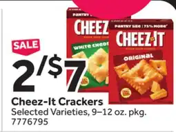 Stop&Shop Cheez-It Crackers offer