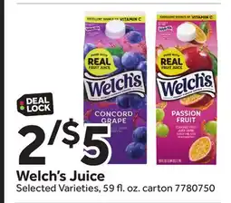 Stop&Shop Welch's Juice offer