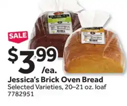 Stop&Shop Jessica's Brick Oven Bread offer
