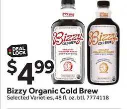 Stop&Shop Bizzy Organic Cold Brew offer