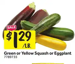 Stop&Shop Green or Yellow Squash or Eggplant offer