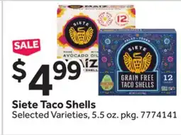 Stop&Shop Siete Taco Shells offer