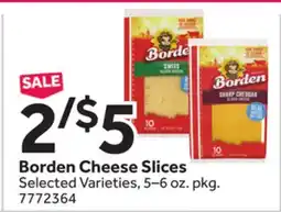 Stop&Shop Borden Cheese Slices offer