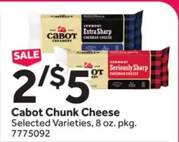 Stop&Shop Cabot Chunk Cheese offer