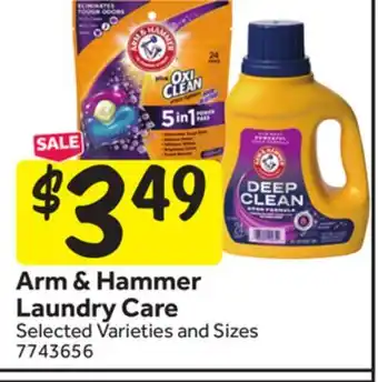 Stop&Shop Arm & Hammer Laundry Care offer