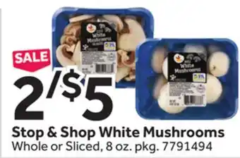 Stop&Shop Stop & Shop White Mushrooms offer