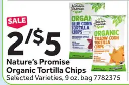 Stop&Shop Nature's Promise Organic Tortilla Chips offer