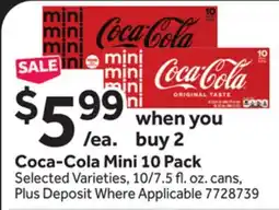 Stop&Shop Coca-Cola Mini offer