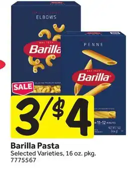 Stop&Shop Barilla Pasta offer