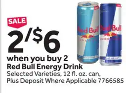 Stop&Shop Red Bull Energy Drink offer