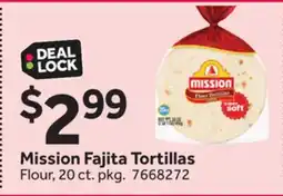Stop&Shop Mission Fajita Tortillas offer