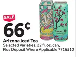 Stop&Shop Arizona Iced Tea offer
