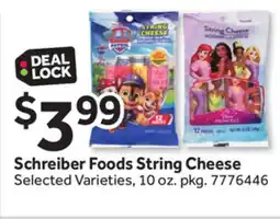 Stop&Shop Schreiber Foods String Cheese offer