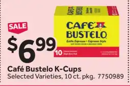 Stop&Shop Café Bustelo K-Cups offer