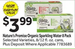 Stop&Shop Nature's Promise Organic Sparkling Water offer