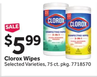 Stop&Shop Clorox Wipes offer