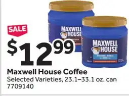 Stop&Shop Maxwell House Coffee offer