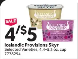 Stop&Shop Icelandic Provisions Skyr offer