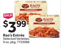 Stop&Shop Rao's Entrée offer