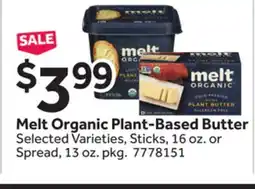 Stop&Shop Melt Organic Plant-Based Butter offer