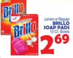 Bravo Supermarkets BRILLO SOAP PADS offer