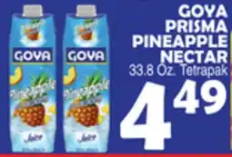Bravo Supermarkets GOYA PRISMA PINEAPPLE NECTAR offer
