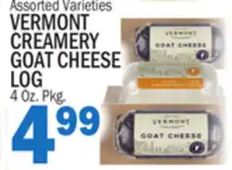 Bravo Supermarkets VERMONT CREAMERY GOAT CHEESE LOG offer