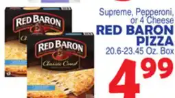 Bravo Supermarkets RED BARON PIZZA offer