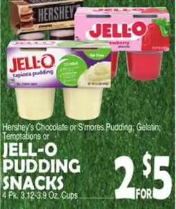 Bravo Supermarkets JELL-O PUDDING SNACKS offer