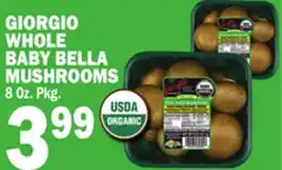 Bravo Supermarkets GIORGIO WHOLE BABY BELLA MUSHROOMS offer