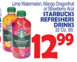 Bravo Supermarkets STARBUCKS REFRESHERS DRINKS offer