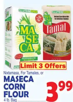 Bravo Supermarkets MASECA CORN FLOUR offer