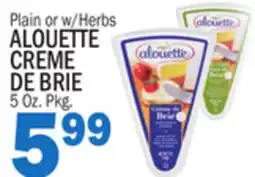 Bravo Supermarkets ALOUETTE CREME DE BRIE offer
