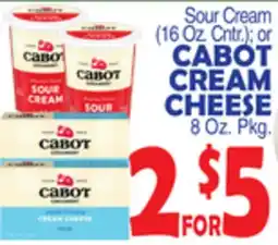 Bravo Supermarkets CABOT CREAM CHEESE offer