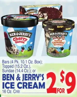 Bravo Supermarkets BEN & JERRY'S ICE CREAM offer