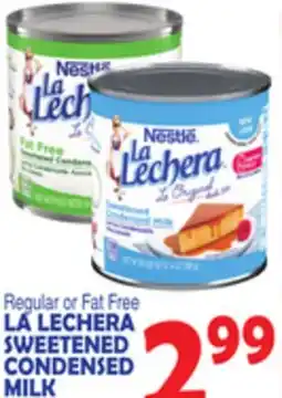 Bravo Supermarkets LA LECHERA SWEETENED CONDENSED MILK offer