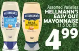 Bravo Supermarkets HELLMANN'S EASY OUT MAYONNAISE offer