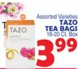Bravo Supermarkets TAZO TEA BAGS offer