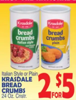 Bravo Supermarkets KRASDALE BREAD CRUMBS offer